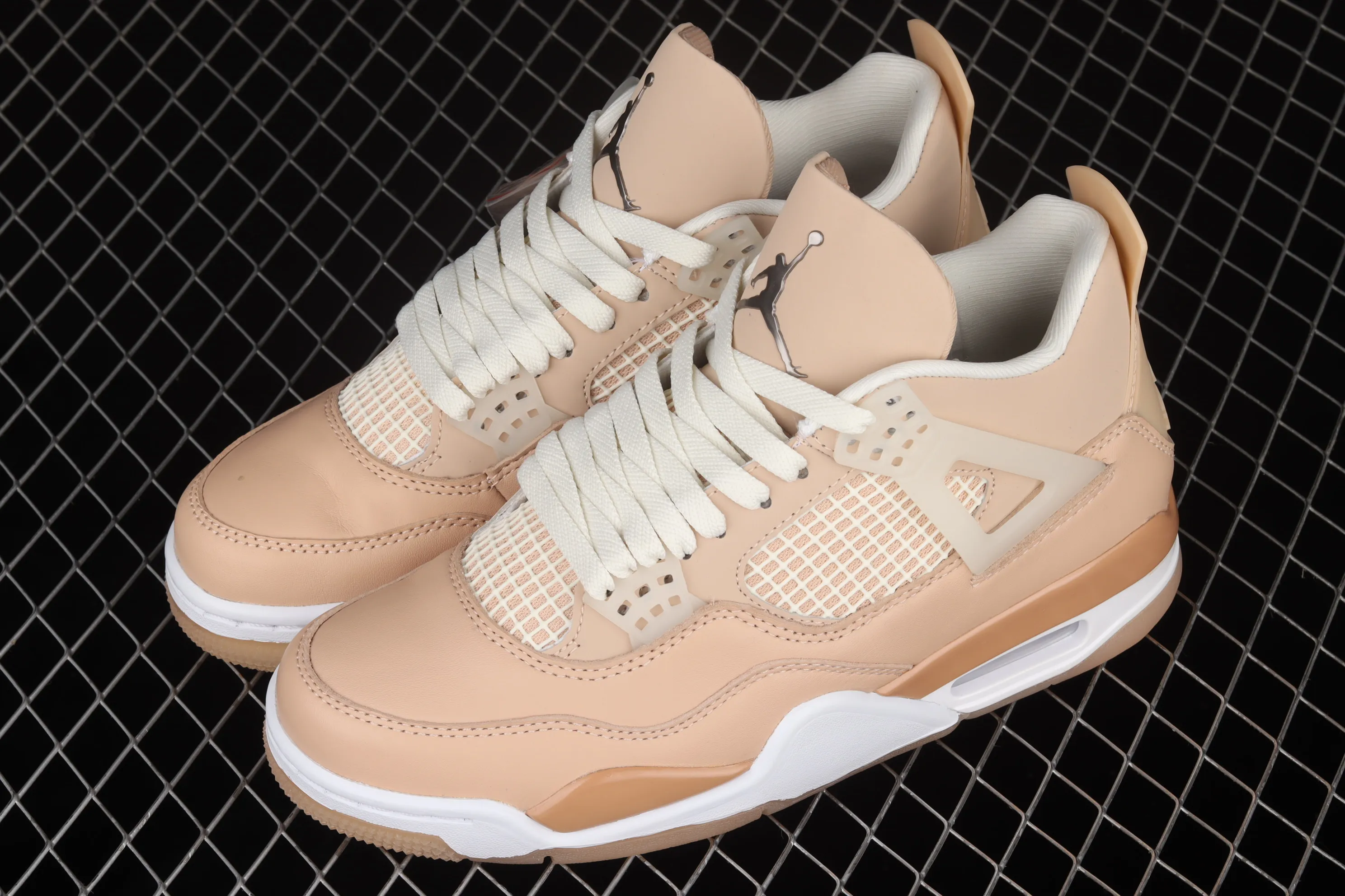 All categories Air Jordan Jordan series basketball shoes Air Jordan 4 C version Air Jordan 4 "Shimmer" AJ4 Joe 4 Khaki light color DJ0675-200